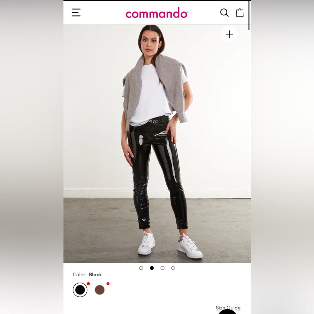 Commando — Faux patent leather 5 pocket pants in L - new with tags